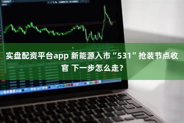 实盘配资平台app 新能源入市“531”抢装节点收官 下一步怎么走？