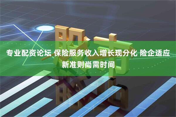 专业配资论坛 保险服务收入增长现分化 险企适应新准则尚需时间