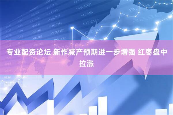 专业配资论坛 新作减产预期进一步增强 红枣盘中拉涨